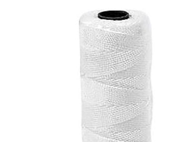 Roliba mursnor hvid 1,2 mm - 6-8 nylon 100 gr. 120 m