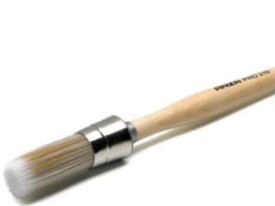 Anza rundpensel 25mm - Elite Pro slidstærkt træskaft i birk rustfrit blik Anza rundpensel 25mm - Elite Pro slidstærkt træskaft i birk rustfrit blik