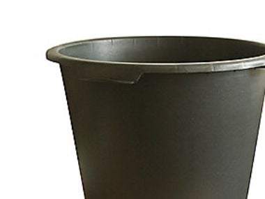 Jopa murerbalje 65L sort - Pe, syrefast kraftig plast, forstærket bund & kant