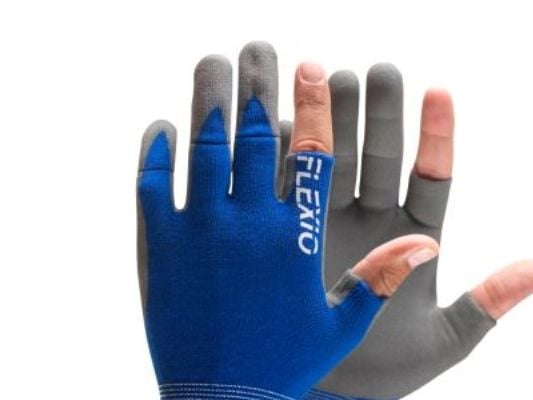 Flexio handske str. 10 - Nylon/polyester/spandex handske m/aftagelige fingerspidser