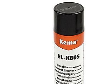 KEMA Contact cleaner EL-K80S 400ml spraysähkö- ja elektroniikkakomponenteillepuhdistaatehokkaasti, voitelurenkaalla varustettuna