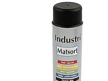 Sprayfärg kema matt svart 500 ml