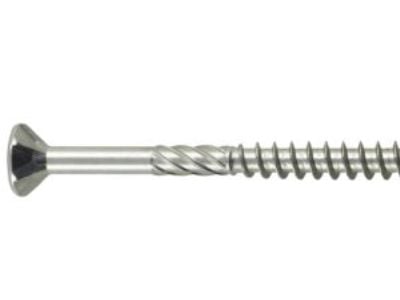 NKT FASTENERS Spunskrue SPUN®+ 5x80/45mm undersænket hoved, CLIMATE®-G3 med TX20 kærv delgevind, udvendige ribber - (200 stk.)