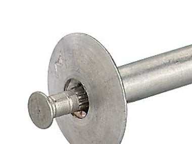 fischer FAHSN alu-slagnitte t/5 mm bor, 4,8 x 25,4 mm - 100 stk.