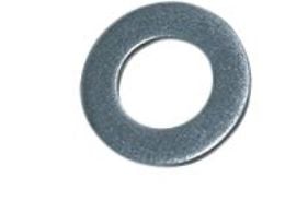 Skive M8/8,4/16/1,6a1000 St - FZB DIN 125A Skiver uden facet stål 140 HV 1000stk