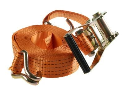 Lastestrop 4000 kg 9m - Heavy duty 50mm x 9 m orange