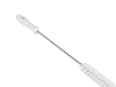 Rørrenser, Vikan, 50cm, Ø2cm, hvid, polyester/PP/rustfrit stål