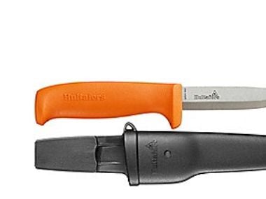Hultafors standardkniv m/skede - Totallgd 208mm, skaft & skede i ekstra slagfast PP plast