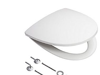 Ifö Sign hvidt sæde hvid - med quick release og fast beslag