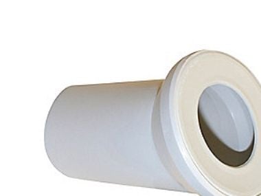 VIEGA 22,5 grader DN100 tilslutningsbøjning til toilet med læbetætning