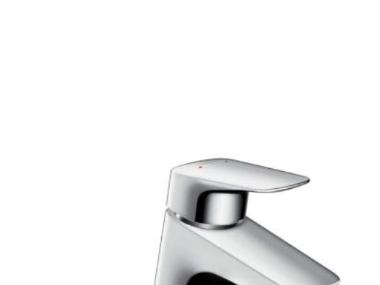 HG Logis 70 HV-armatur - m/push-open krom ventil. Vandforbrug 5 l/min. HG nr. 71077