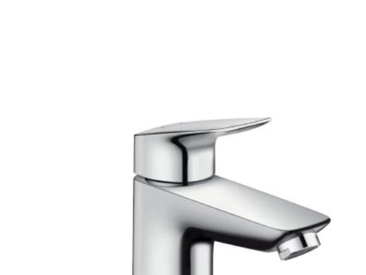 HG Logis 100 HV-armatur krom - med løft-op ventil. Vandforbrug 5 l/min. HG nr. 71100