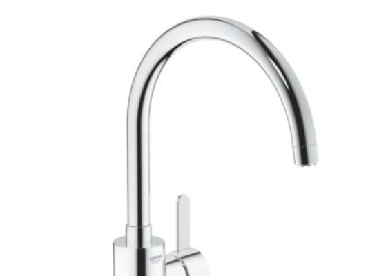 GROHE Eurosmart Cosmopolitan, Standard, Kromfarget, Kran-håndtak, Single/enkelt, 1/2", Keramisk