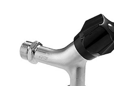 Frese aftapventil med kontraventil - 1/2" nippel samt 3/4" nippel for tilslutning af vaske/opvaskemaskine