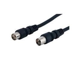 Goobay 11720, 1,5 m, 3C-2V, Koaksial, Koaksial, Svart
