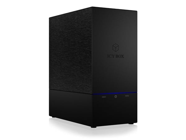 ICY BOX IB-RD3621U3 - Harddiskarray - 2 brønner (SATA-600) - USB 3.0 (ekstern)