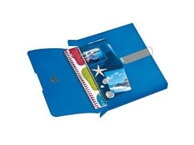 Herlitz 11206125, Polypropylen (PP), Blå, A4, 4 cm, 1 stk