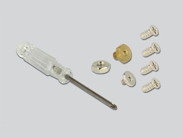 Delock Converter SATA 22 Pin to M.2 - Uttagbar harddiskramme - 2.5" to M.2 - svart, sølv