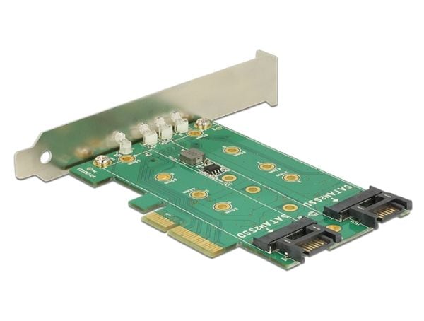 PCIE X4 > 3X M.2 LOW PROFILE FORM FAKTOR