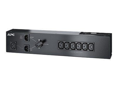 APC Service Bypass Panel - Strømfordelerenhet (kan monteres i rack) - AC 230 V - 1500 VA - inngang: IEC 60320 C14 - utgangskontakter: 7 - 2U - svar...