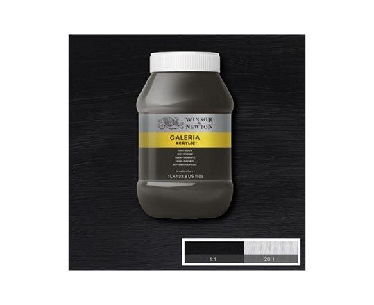 Galleria Akryyli 1L Ivory Black 331