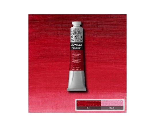 Artisan water mix oil 200 ml perm alizarin crim 468