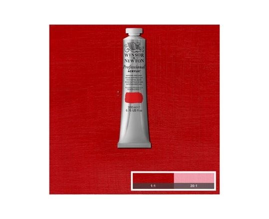 Proff. akryl 200 ml naftol rød lys 421