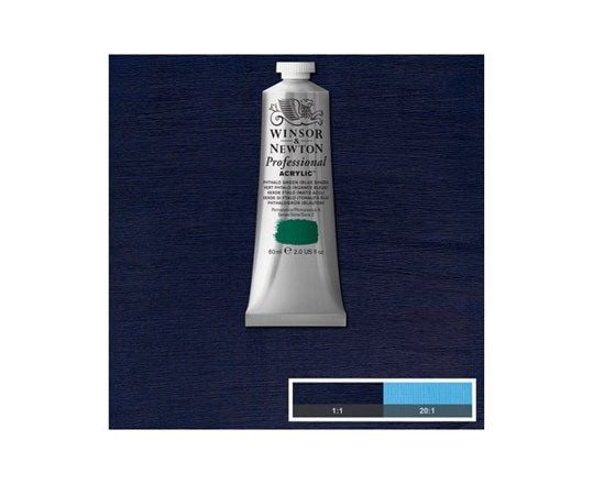 Winsor & Newton Professional Acrylic, 60 ml, Blå, Rør
