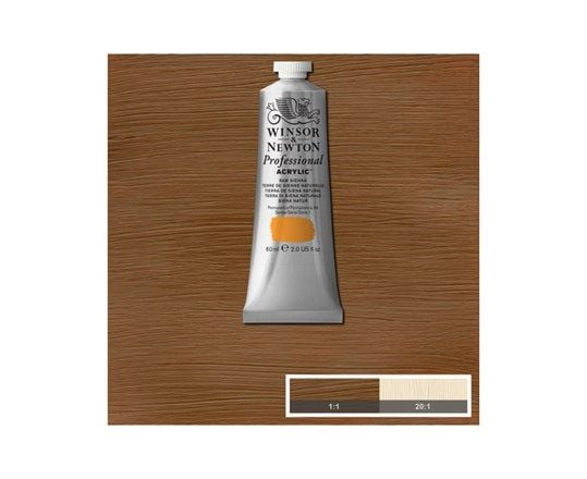 Winsor & Newton Professional Acrylic, 60 ml, Brun, Rør