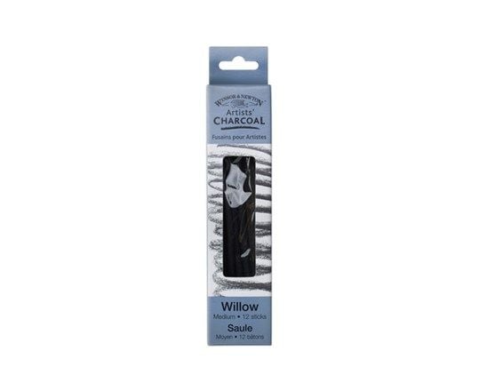 Willow charcoal medium 12 stk
