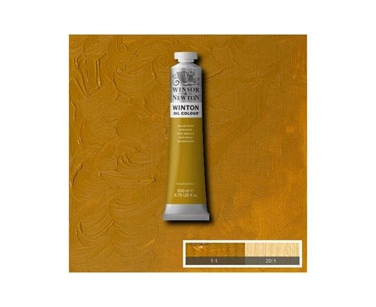 Winton olje 200 ml gul oker 744