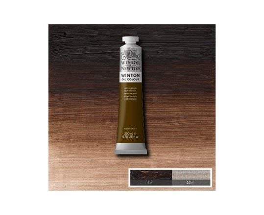 Winton olje 200 ml vandyke brown 676