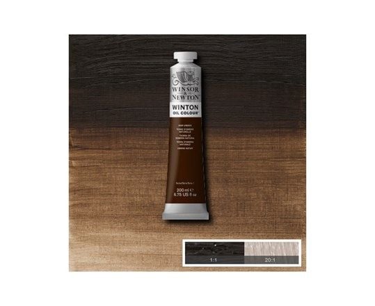 Winton-olje 200 ml raw umber 554