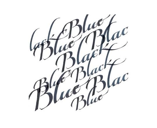 Calligraphy Ink 30 ml blåsvart 034