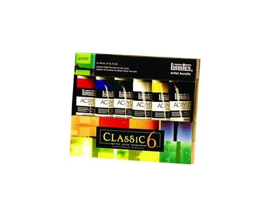Heavy Body akryl klassisk sett 6x59ml