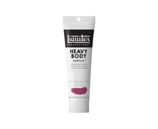 Heavy Body akrylmaling 138 ml Quinacridone magenta 114