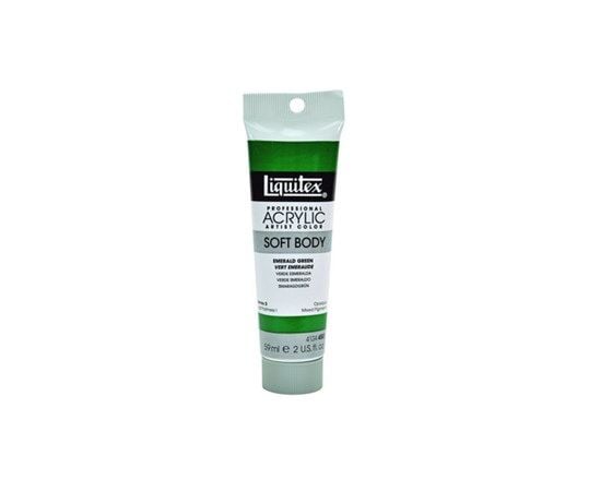 Soft body färg 59 ml Emerald green 450