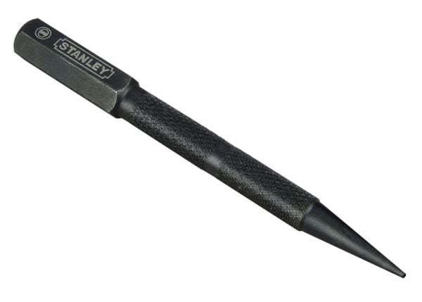 Stanley 0-58-111, Spikförsänkare, Stål, Härdat stål, Svart, Grå, Svart, 102 mm