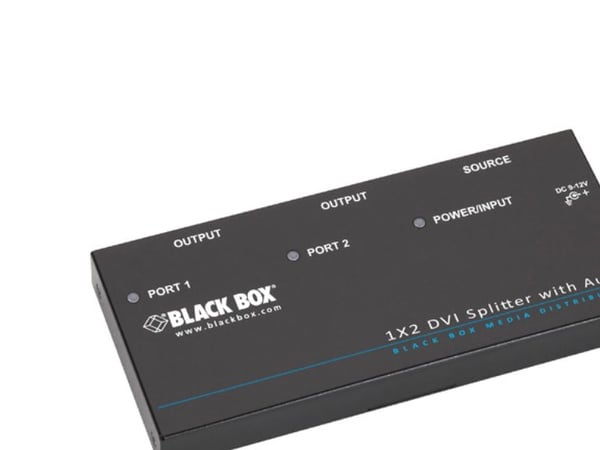 Black Box - Video/lyd-splitter - 2 x DVI - stasjonær