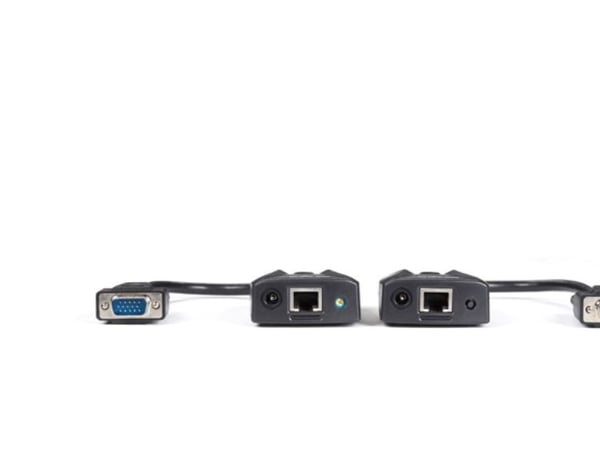 Black Box Mini CATx VGA Extender Kit with Video Equalization Adjustment - Videoforlenger - opp til 150 m - TAA-samsvar