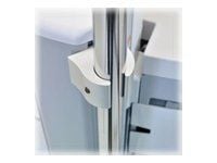 Ergotron StyleView IV Pole Clamp Kit - Monteringskomponent (2 klemmer, tilkoplingsbrakett) - aluminium