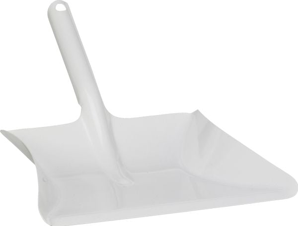 VIKAN Sopskopa, metall, 245 mm, vit Kraftig sopskyffel i metall som tål glöd och aska.