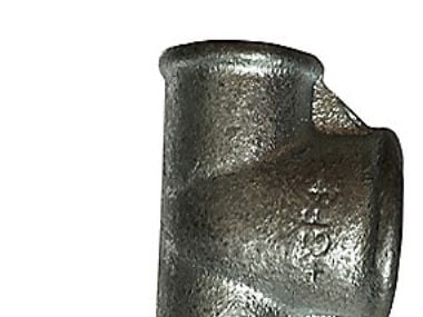 Tee galvaniseret 1 x 1 1/4 x 1