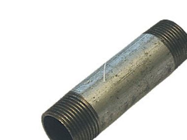 Nippelrør galvaniseret 1/2 blandede 25 stk