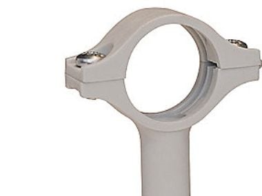 Rørbærer 20 mm - lysegrå. medium PA6 til alupex