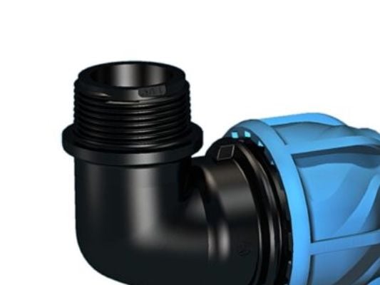 Kulma 90° 25mm x 3/4 nippeli - iJOINT PN16. PP-NBR Kulma 90° 25mm x 3/4 nippeli - iJOINT PN16. PP-NBR