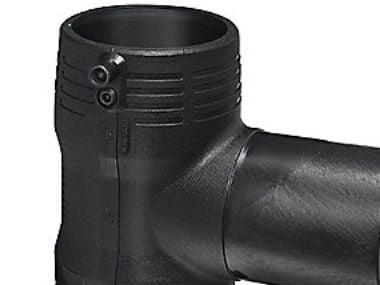 Sähköhitsaus T-pala 90° 110mm - PE100-SDR11. Elgef Plus