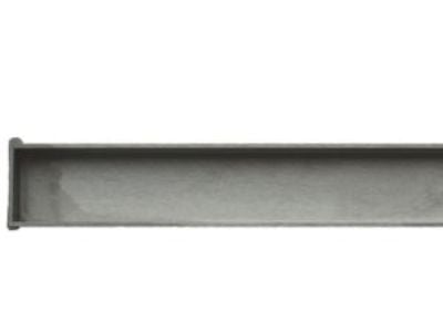 Unidrain HighLine Cassette - Linje rustfrit stål: L1000mm H 10mm til afløbsarmatur