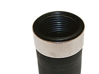 50 mm x 1.1/2" Overgang indvendig gevind sort PEH Geberit