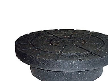 Lauridsen 425 mm lock till kon med fals, återvinningsplast, 0,7 t